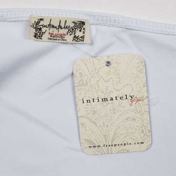 Intimately Free People Still Here White Halter Top Women's Size Medium Boho Chic - Picture 2 of 16